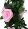 5 Pack Flower Garland – Artificial Pink Rose Vines, Fake Flowers for Wedding, Party, Home & Table Decorations (Total 41FT)